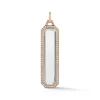 BELL 18K DIAMOND ROCK CRYSTAL BAR CHARM