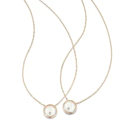 BELL 18K GOLD, DIAMOND u0026 ROCK CRYSTAL NECKLACE