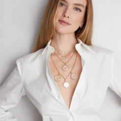 BELL 18K GOLD, DIAMOND u0026 ROCK CRYSTAL ZODIAC NECKLACE