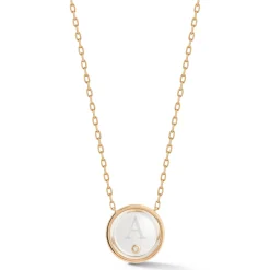 BELL 18K GOLD, DIAMOND u0026 ROCK CRYSTAL NECKLACE