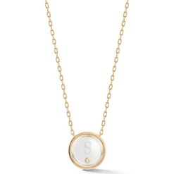 BELL 18K GOLD, DIAMOND u0026 ROCK CRYSTAL NECKLACE