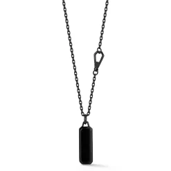 CARRINGTON BLACK STERLING SILVER ID TABLET