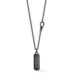 CARRINGTON BLACK STERLING SILVER ID TABLET