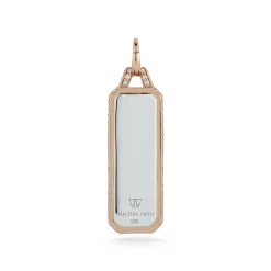 CARRINGTON 18K GOLD AND ALL DIAMOND ID TABLET