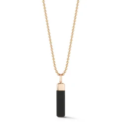 CARRINGTON 18K ROSE GOLD AND EBONY SMALL TABLET