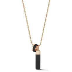 CARRINGTON 18K ROSE GOLD AND EBONY SMALL TABLET