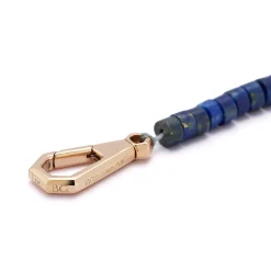 CARRINGTON 18K ROSE GOLD AND LAPIS BEAD NECKLACE