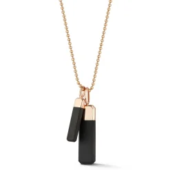 CARRINGTON 18K ROSE GOLD AND EBONY LARGE TABLET