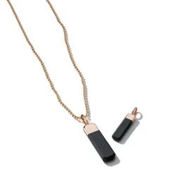 CARRINGTON 18K ROSE GOLD AND EBONY LARGE TABLET
