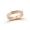CARRINGTON 18K ROSE GOLD DOUBLE ROW OCTAGON BAND RING