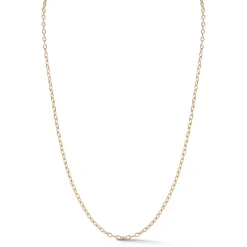 CHAIN 3 - 18K GOLD CHAIN LINK NECKLACE
