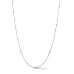 CHAIN 1 - 18K GOLD CHAIN LINK NECKLACE