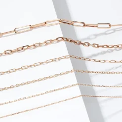 CHAIN 3 - 18K GOLD CHAIN LINK NECKLACE