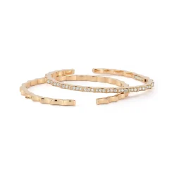 CII 18K GOLD SCALLOPED BRACELET