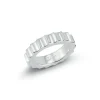 CII STERLING SILVER JUMBO FLUTED BAND RING