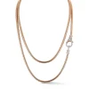 CLIVE 18K GOLD ALL DIAMOND CLASP ON 18K GOLD BOA CHAIN