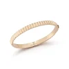 CLIVE 18K GOLD FLUTED BANGLE BRACELET WITH ORIGAMI PUSH CLOSURE