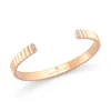 CLIVE 18K u0026 DIAMOND WIDE FLUTED CUFF