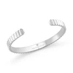 CLIVE 18K u0026 DIAMOND WIDE FLUTED CUFF