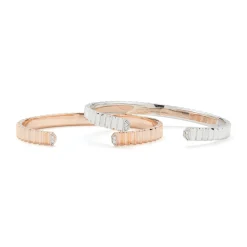 CLIVE 18K u0026 DIAMOND WIDE FLUTED CUFF
