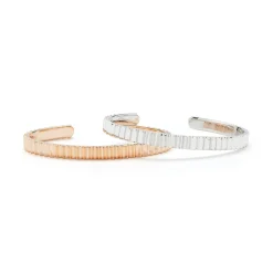 CLIVE 18K u0026 DIAMOND WIDE FLUTED CUFF
