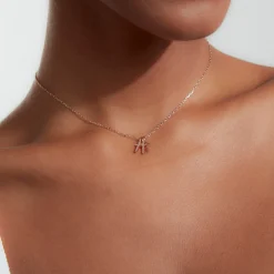 DORA 18K ALL DIAMOND MINI CROSS