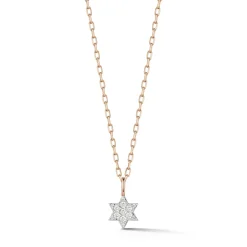 DORA 18K ALL DIAMOND MINI JEWISH STAR