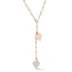 DORA 18K GOLD ALL DIAMOND HEART CHARM
