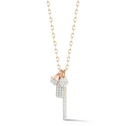 DORA 18K GOLD ALL DIAMOND MINI TABLET CHARM