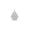 DORA 18K GOLD ALL DIAMOND SMALL HEXAGON CHARM
