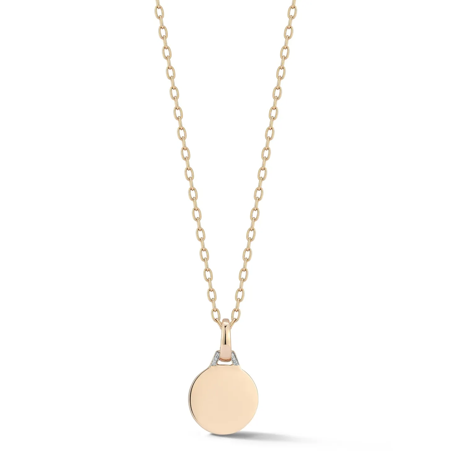 DORA 18K GOLD AND DIAMOND DISC CHARM