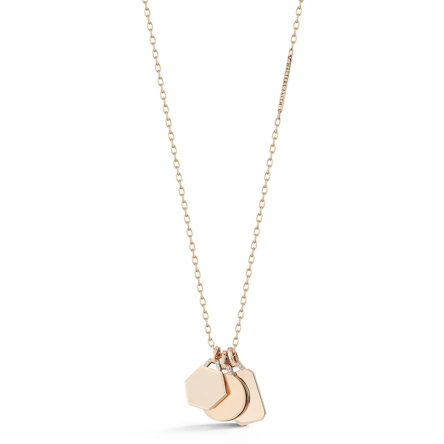 DORA 18K GOLD AND DIAMOND DISC CHARM