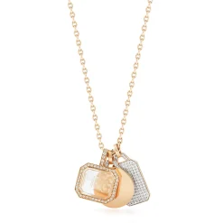 DORA 18K GOLD AND DIAMOND DISC CHARM