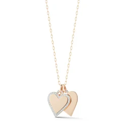 DORA 18K GOLD AND DIAMOND HEART CHARM