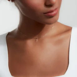 DORA 18K MINI CROSS