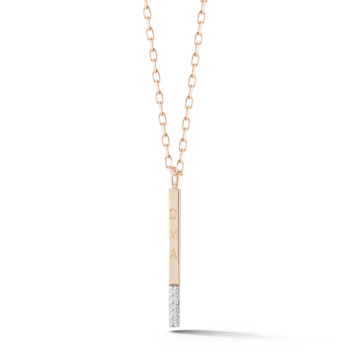 DORA 18K MINI DIAMOND BAR CHARM