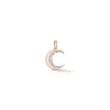 DORA 18K MINI DIAMOND CRESCENT CHARM