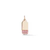 DORA 18K MINI RECTANGULAR SAPPHIRE TABLET CHARM