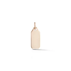 DORA 18K MINI RECTANGULAR TABLET CHARM