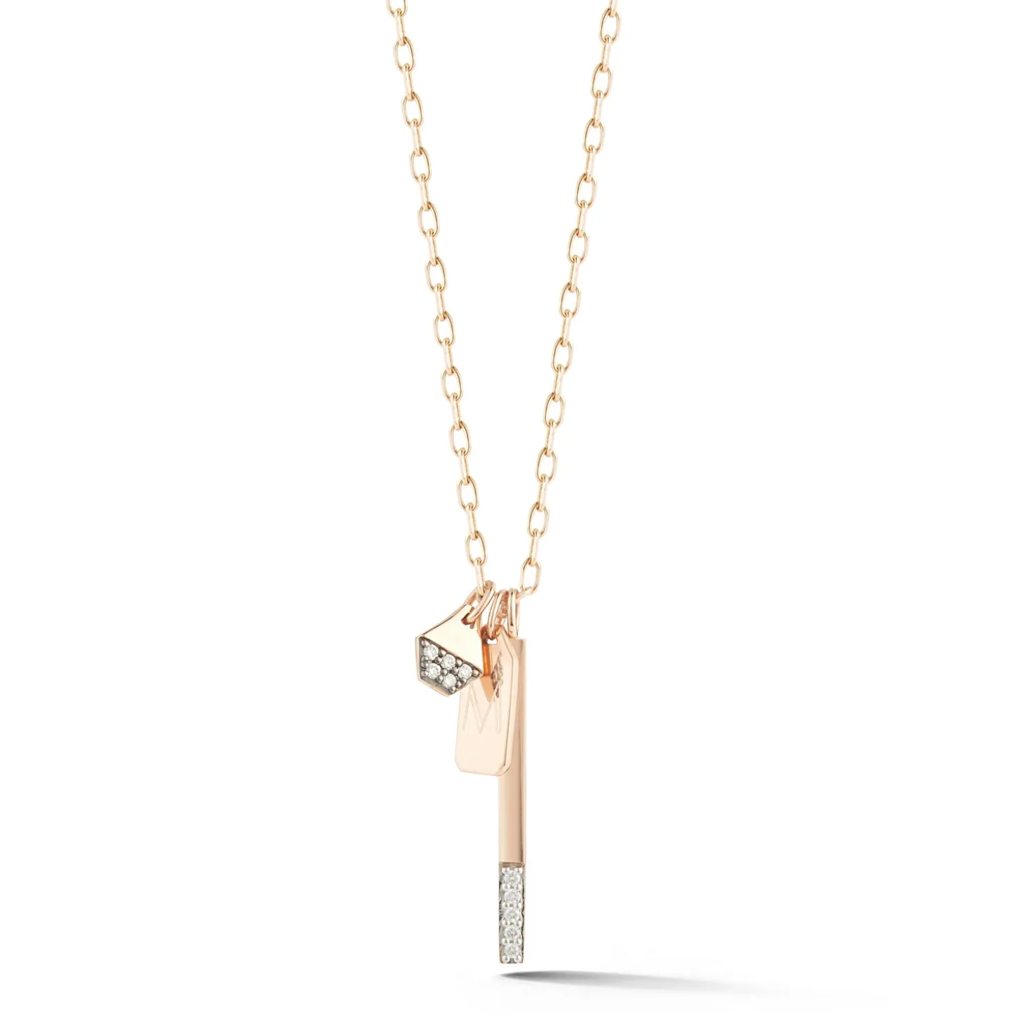 DORA 18K MINI RECTANGULAR TABLET CHARM