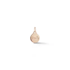 DORA 18K MINI ROUND DISC CHARM