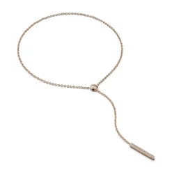 GRANT 18K GOLD AND DIAMOND BAR NECKLACE