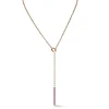 GRANT 18K GOLD AND SAPPHIRE BAR NECKLACE
