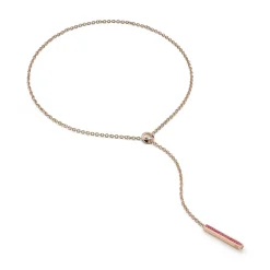 GRANT 18K GOLD AND SAPPHIRE BAR NECKLACE