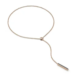 GRANT 18K GOLD AND SAPPHIRE BAR NECKLACE