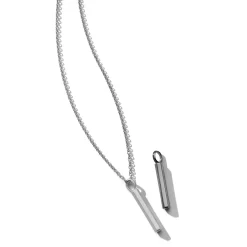 GRANT STERLING SILVER HEXAGON BAR PENDANT