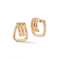 HUXLEY 18K COIL LINK HUGGIES