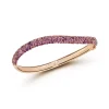 JULIAN 18K GOLD AND AMETHYST WAVE BRACELET