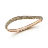 JULIAN 18K GOLD AND CHAMPAGNE DIAMOND WAVE BRACELET