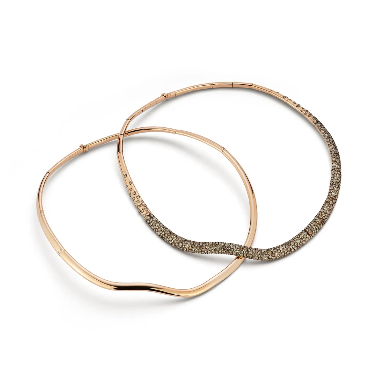 JULIAN 18K GOLD WAVE NECKLACE